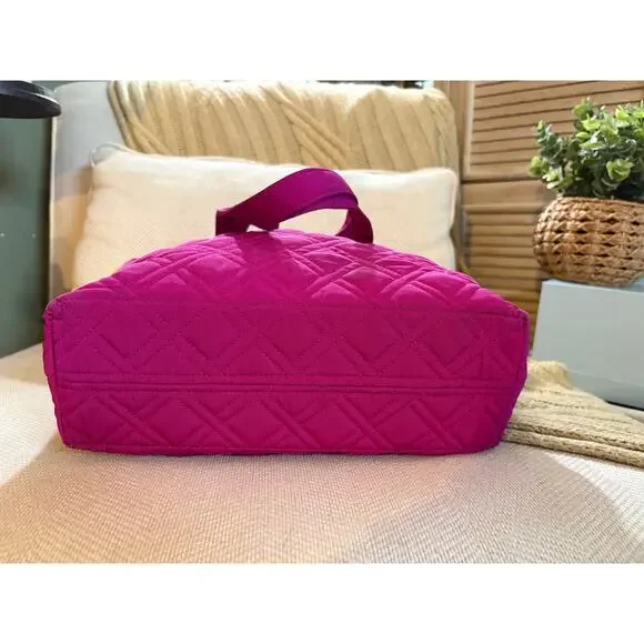 Vera Bradley Quilted Tote Bag - Majestic Magenta - Picture 5 of 6